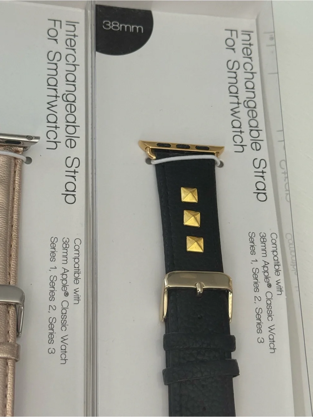Smartwatch interchangeable straps. 38mm Apple Compatible.